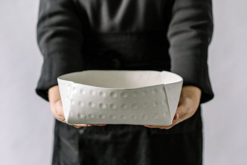 Lucile white bowl