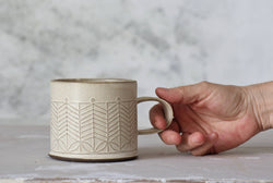 Marion white mug