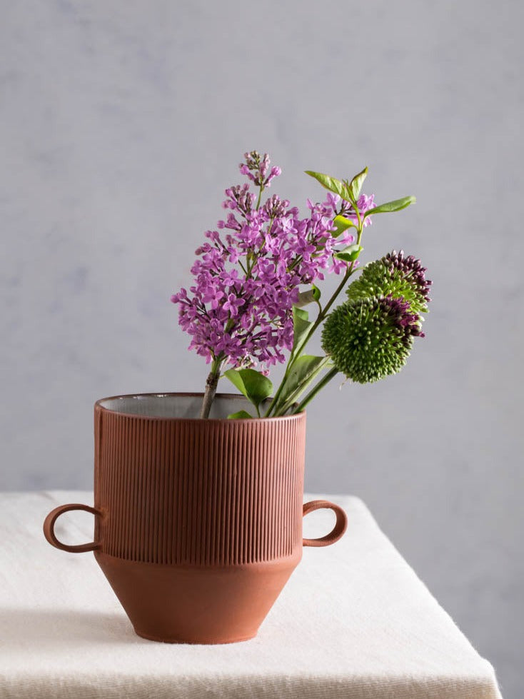 geo plant pot Geo Terracotta planter